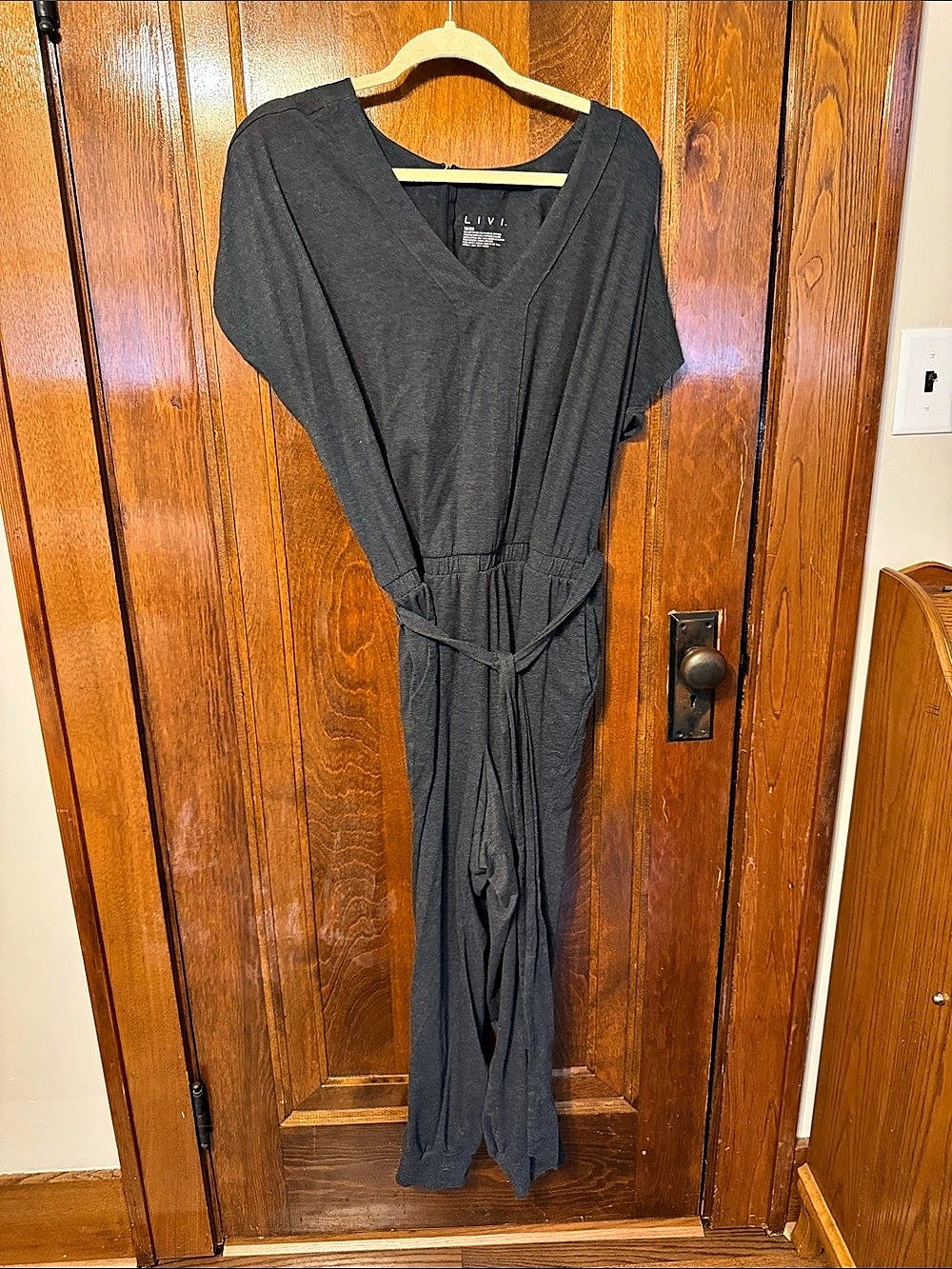 LIVI Black Jumpsuit Size